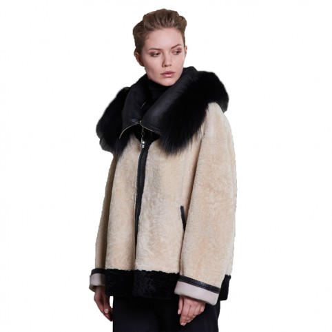 Blouson Agneau Lainé - COLIBRI