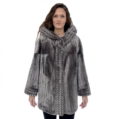 Blouson Agneau Lainé Reversible - CALGARY