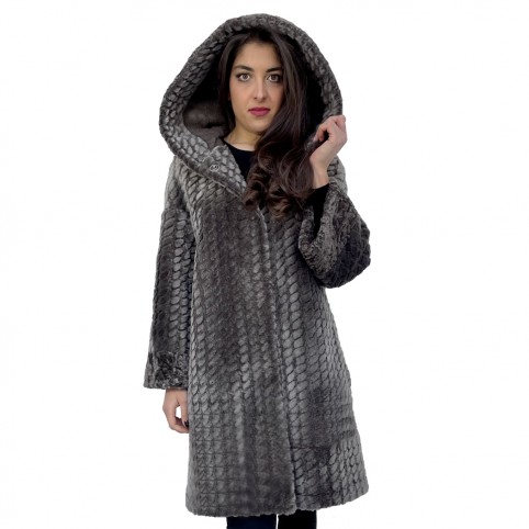 Blouson Agneau Lainé Reversible - CALGARY