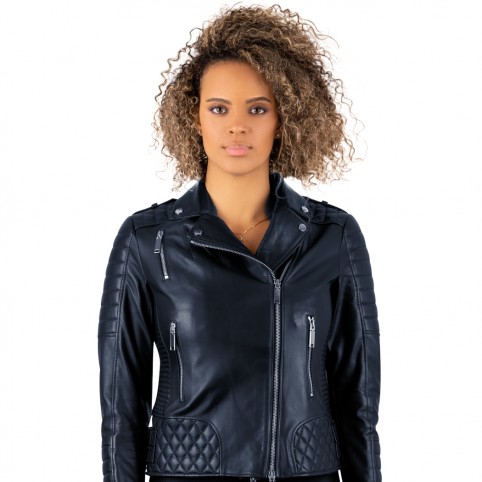 Blouson Perfecto Cuir Agneau - EDDYLINE