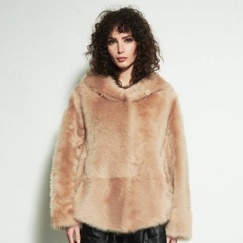 Veste  Agneau de Toscane Satiné Reversible - CLARIS